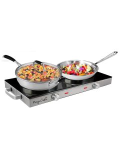 MegaChef Ceramic Infrared Double Electical Cooktop
